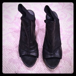 Vera Wang Lavendar Leather Booties