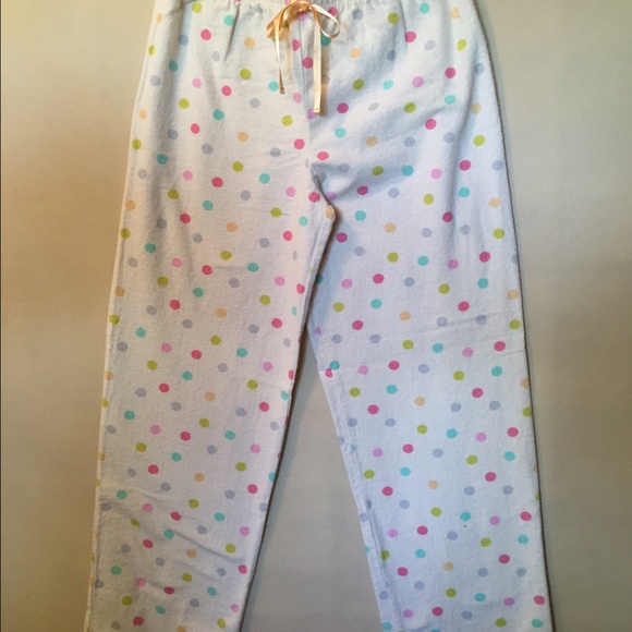 Garnet Hill Flannel Pajama Pants, NWOT