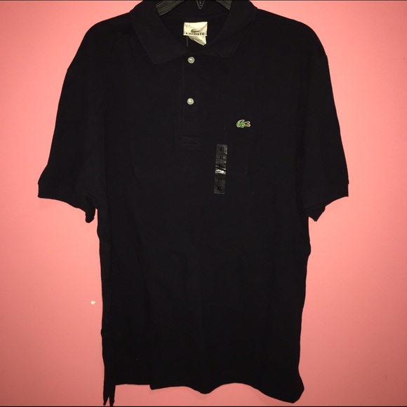 Black Lacoste shirt for men