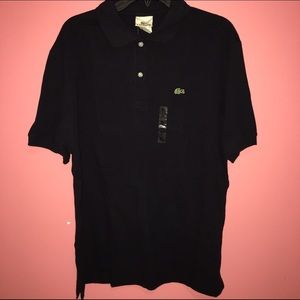 Black Lacoste shirt for men
