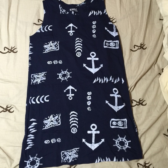 Blue bikini cover up