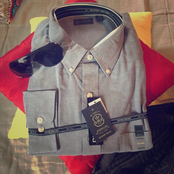 Men's Big & Tall Long sleeve button down shirt