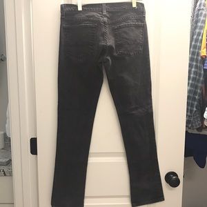 7 for All Mankind Black Denim Jeans-Sz 27