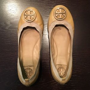Tory Burch cream ballet flats