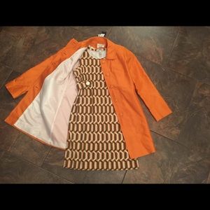 Banana Republic orange trench