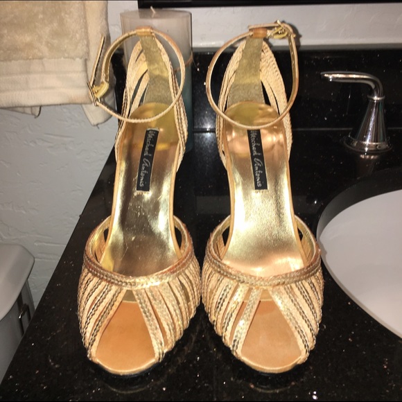 Gold heels