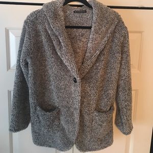Brandy Melville Fuzzy Fur Jacket
