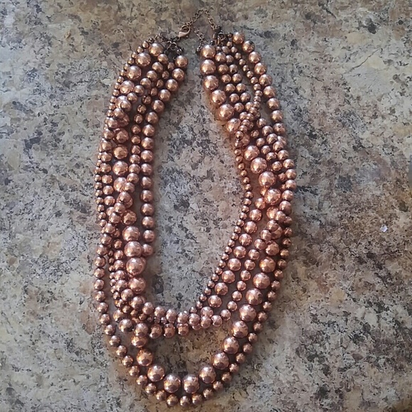Multi-beaded necklace