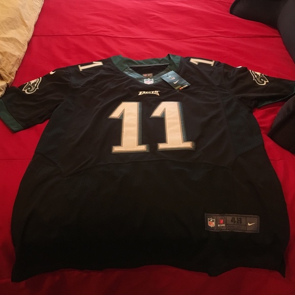Eagles #11 Carson Wentz Jersey (Large)