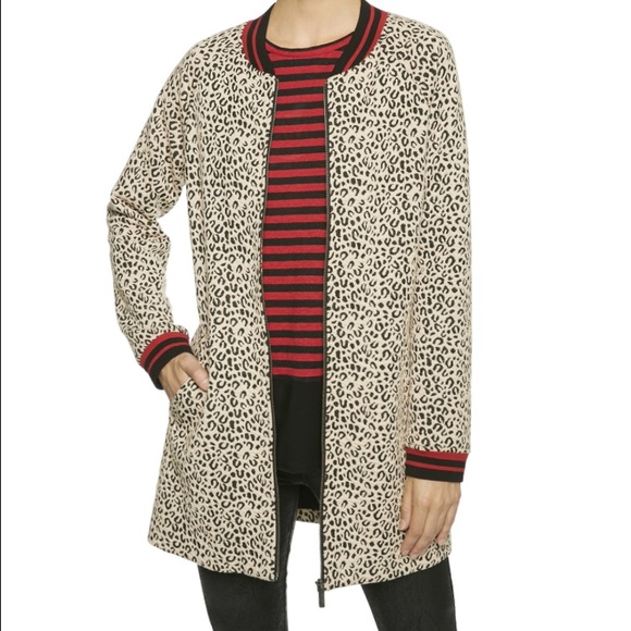 NWT! Sanctuary Leopard City Coat