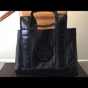 Tory Burch Ella Nylon Tote Bag, black