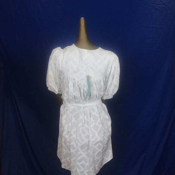 Beautiful NWT white textured dress - Picture 3 of 3