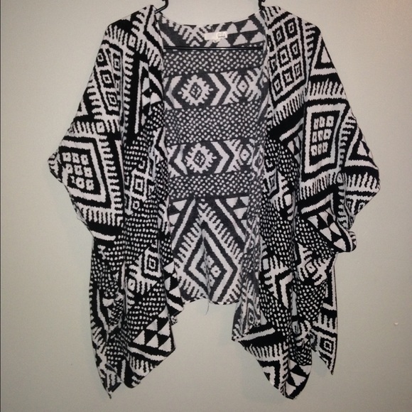 Garage aztec kimono cardigan