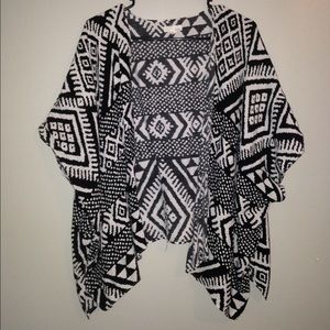 Garage aztec kimono cardigan