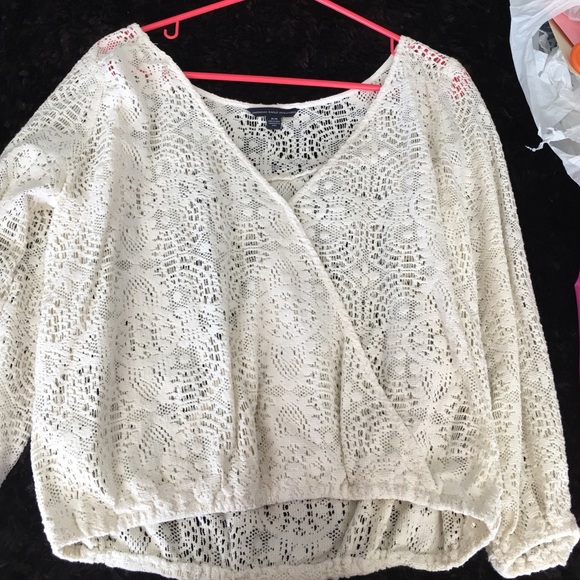 White lace top