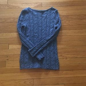 Ralph Lauren Boat Neck Cable Knit Sweater