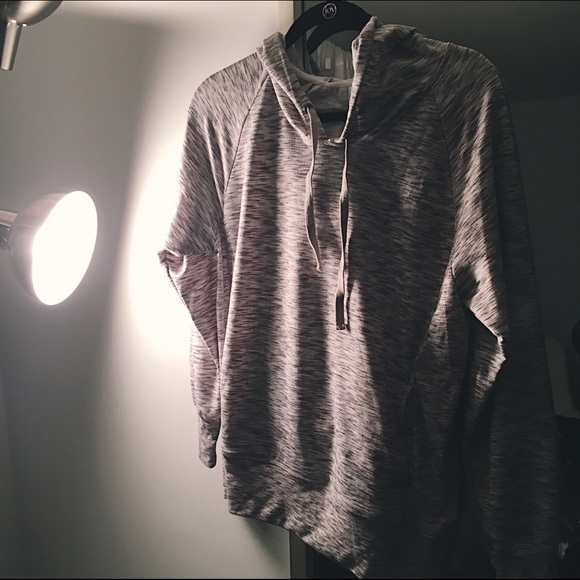 Heather Gray Speckled Hoodie