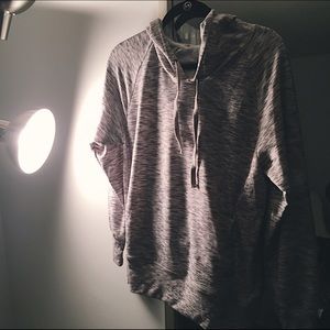 Heather Gray Speckled Hoodie