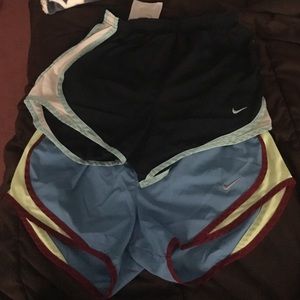 2 pairs of nike shorts