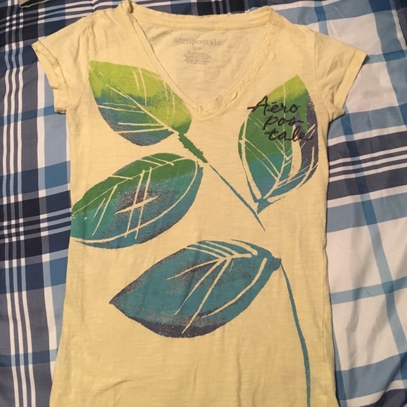 Yellow Aeropostale shirt