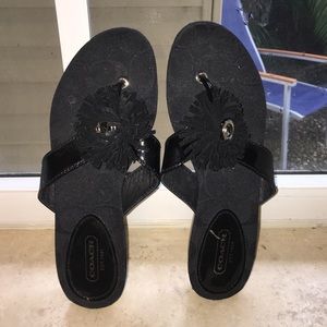 Coach Sandals never worn