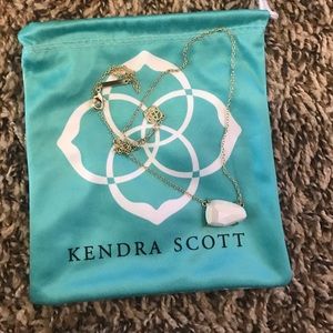 White Kendra Scott necklace