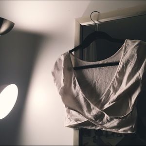 American Eagle Criss-Cross Back Crop Top