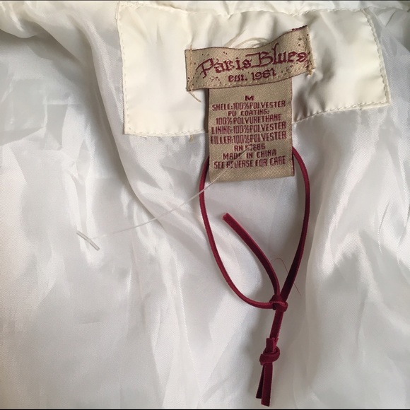 NWOT Paris Blues lightweight jacket, Cream - Picture 3 of 4