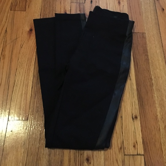 J. Crew Pants - J.Crew Leather Tux Stripe Pixie Pant
