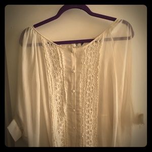 DV by Dolce Vita sheer Blouse