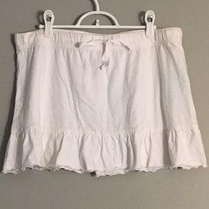 Whit summer skirt