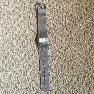 Anne Klein silver watch