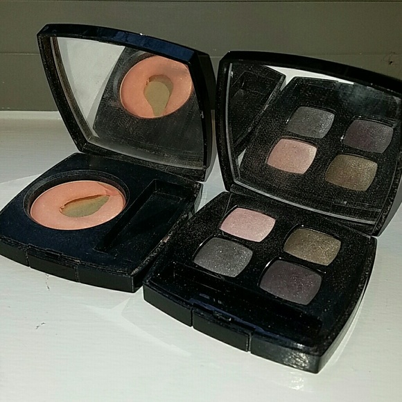 Chanel blush and 4 eyeshadow set