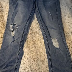 Jessica Simpson Distressed Maternity Jeggings