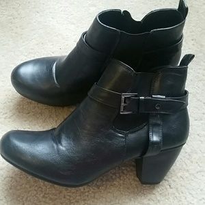 Black ankle booties