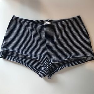 Cute Striped Lingerie Shorts