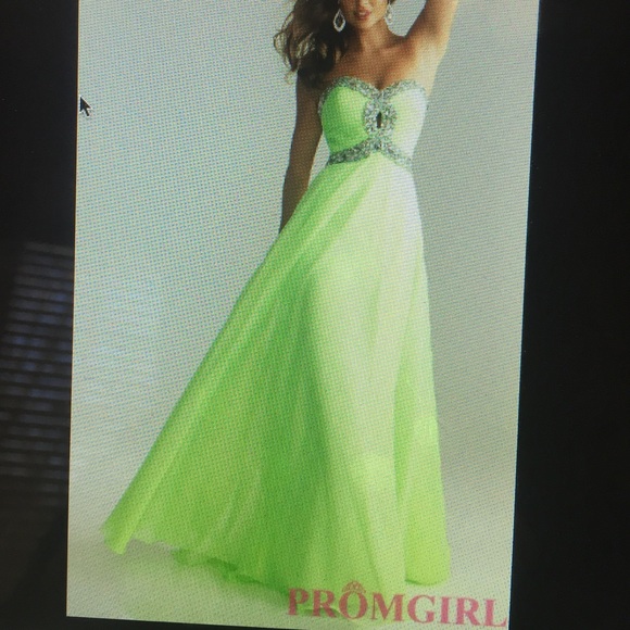 Lime Green Prom Dress