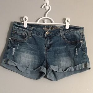 Wallflower jean shorts