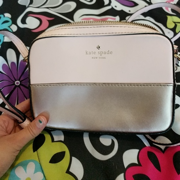 Kate spade rose and gold crossbody