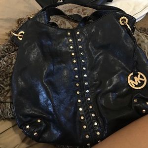 Black michael kors purse