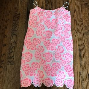 Pink Floral Lilly Pulitzer Dress
