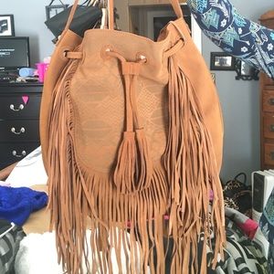 NWT Steve Madden fringe purse