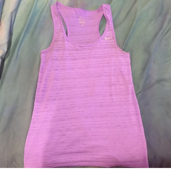 Lilac Nike dri fit tank top