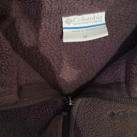 1/2 Zip Women's Columbia Fleece - Picture 4 of 4