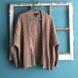 Light Brown/ Tan Sweater Cardigan
