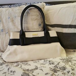 Kate Spade Navy and White Bow Tote