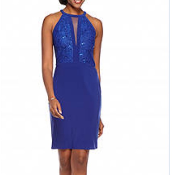 R M RICHARDS ROYAL BLUE DRESS
