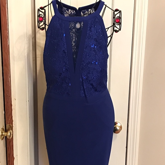 R M RICHARDS ROYAL BLUE DRESS - Picture 3 of 4