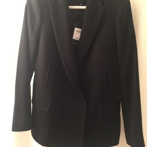 New Black wool blazer. Size 40
