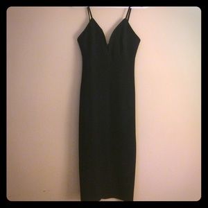 Navy Blue Midi Dress!